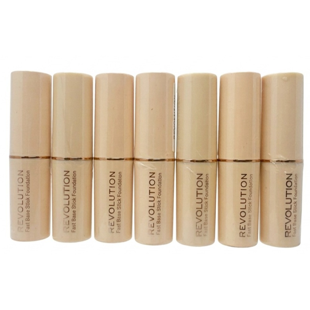 7 Makeup Revolution Beauty Fast Base Stick Foundation 6.2 g F6